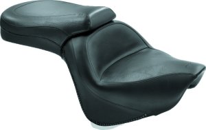 Kawasaki Vulcan 900 Custom One-Piece Motorcycle Seat - Mustang Motorcycle - Original - Black - `06-`21 Kawasaki Vulcan 900 Custom One-Piece Motorcycle Seat - Mustang Motorcycle - Original - Black - `06-`21